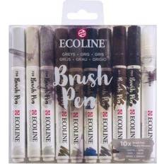 Ecoline Brush Pen Greys 10-pack