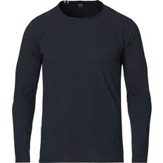 Replay T-shirts & Linnen Replay Long Sleeved Raw Cut T-shirt - Midnight Blue