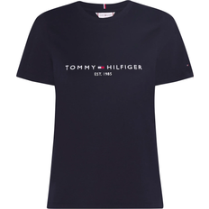Tommy Hilfiger Dam - Kort ärmar T-shirts Tommy Hilfiger Heritage Hilfiger Cnk Tee - Desert Sky