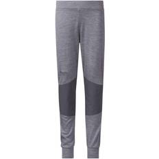 Viskos Utebyxor Bergans Kid's Myske Wool Pants - Solid Grey Melange/Solid Dark Grey