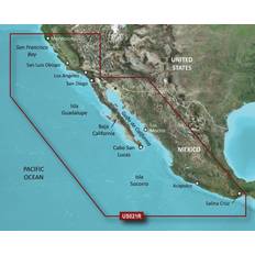 GPS-mottagare Garmin BlueChart g3 Vision U.S., Mendocino, CA to Salina Cruz, MX Coastal Charts