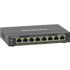 Netgear Gigabit Ethernet - PoE+ Switchar Netgear GS308EP