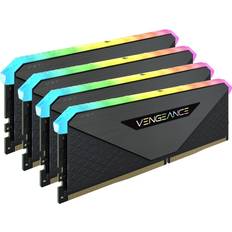 Corsair 128 GB - DDR4 RAM minnen Corsair Vengeance RGB RT Black DDR4 3200MHz 4x32GB (CMN128GX4M4Z3200C16)