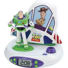 Disney - Multifärgade Väckarklockor Lexibook Radio Projector Clock Toy Story 4