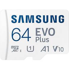 64 GB - Apple Lightning - Memory Stick PRO-HG Duo Minneskort & USB-minnen Samsung Evo Plus microSDXC Class 10 UHS-I U1 V10 A1 130/130MB/s 64GB +SD Adapter