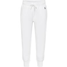 Lauren Ralph Lauren Dam Byxor & Shorts Lauren Ralph Lauren Fleece Joggers - White