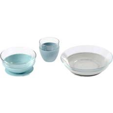 Blåa - Glas Barnserviser Beaba Glass Meal Set
