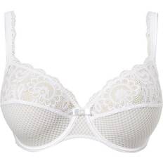 MAISON LEJABY Gaby Lace Underwire Bra - White