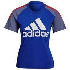 Adidas Blåa - Dam - Återvunnet material T-shirts adidas Women Sportswear Colorblock T-shirt - Bold Blue
