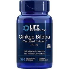 Life Extension C-vitaminer Vitaminer & Kosttillskott Life Extension Ginkgo Biloba Certified Extract 120mg 365 st