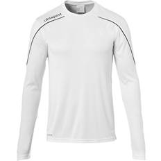 Uhlsport Stream 22 Long Sleeve T-shirt Unisex - White/Black