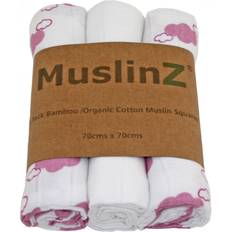 Bambu - Gråa Babyfiltar MuslinZ Muslin Blankets 3-pack Cloud