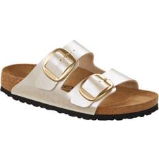 Birkenstock Arizona Big Buckle Birko-Flor - Graceful Pearl White