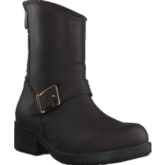 Johnny Bulls Low Zip Back Boot - Brown/Shiny Gold