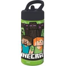 Multifärgade Barn- & Babytillbehör Euromic Minecraft Sipper Water Bottle 410ml