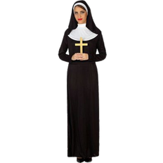 Spöken Maskeradkläder Th3 Party Nun Costume for Adults