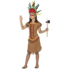 Barn - Vilda västern Maskeradkläder Th3 Party Indian Woman Children Costume