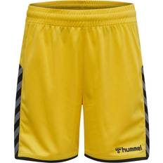 Hummel Authentic Poly Shorts Kids - Yellow/Black