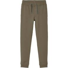 Name It Brushed Sweat Pants - Stone Gray (13153665)