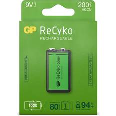 GP Batteries Batterier Batterier & Laddbart GP Batteries ReCyko 9V 200mAh Rechargeable Battery