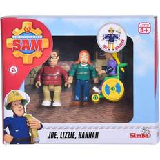 Simba Actionfigurer Simba Fireman Sam Family Sparks Joe Lizzie & Hannah