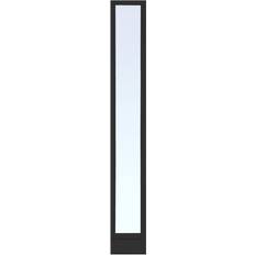 Glas - Svart Sidoljus Scandidoor Viken 1G Sidoljus Frostat glas S 9000-N (30x210cm)
