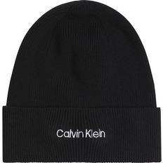 Dam - Viskos Mössor Calvin Klein Mössa Essential Knit Beanie Svart