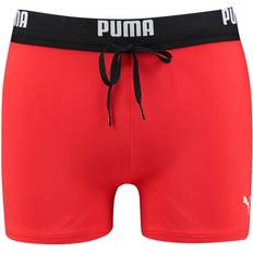 Puma Swim Logo Swimming Trunks - Red