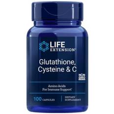 L-Cystein Vitaminer & Mineraler Life Extension Glutathione, Cysteine & C 100 st