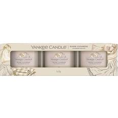 Yankee Candle Warm Cashmere Tea Light Doftljus 370g 3st