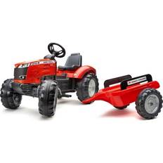 Falk Massey Ferguson S8740 Pedal Tractor with Trailer