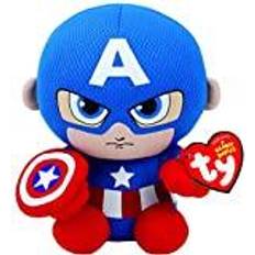 Marvel Mjukisdjur Marvel Ty Captain America Beanie 6" Plush Toy