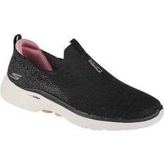 Skechers 13.5 - Dam Promenadskor Skechers Go Walk 6 Glimmering W - Black/Pink