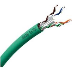 Schneider Electric Actassi uskærmet datakabel Cat 6 U/UTP 4P CL-C 250MHz 305M Dca grøn, se1 partionsklasse B (305 meter)