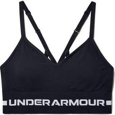 Yoga Underkläder Under Armour Seamless Low Long Sports Bra - Black/Halo Gray