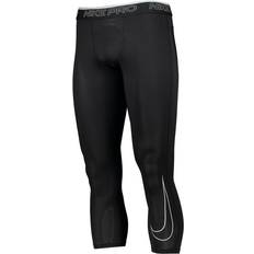 Nike Herr Tights Nike Pro Dri-FIT 3/4 Tights Men - Black/White