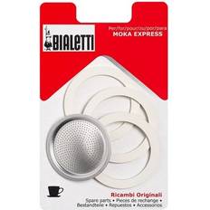 Bialetti 3 Gasket with 1 Filter Plate for 2 Cups Moka Pot