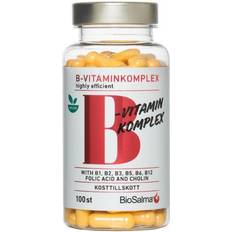 BioSalma Vitaminer & Mineraler BioSalma B-Vitaminkomplex 100 kapslar