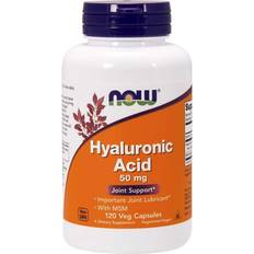 Now Foods MSM Kosttillskott Now Foods NOW Hyaluronic Acid 50 mg MSM 120 vegkapslar