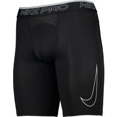 Herr - XXS Shorts Nike Pro Dri-FIT Long Shorts Men - Black/White