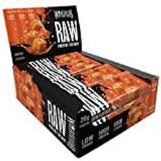 Warrior Raw Protein Flapjack-Salted Caramel 12 bars Bars Supplements