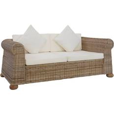 Rotting Soffor vidaXL 283073 Soffa 155cm 2-sits