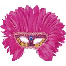 Damer - Rosa Masker Boland Karnevalen i Rio Ögonmask för vuxna