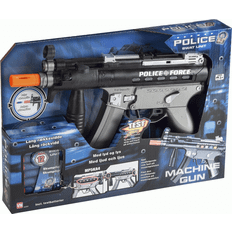 Plastleksaker - Poliser Leksaksvapen VN Toys Gonher Police Machine Gun