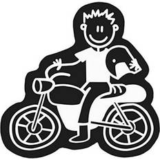 Klistermärke för bilar Family Män Motorcykel