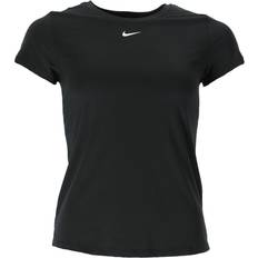 54 - Dam T-shirts & Linnen Nike Dri-Fit One Slim-Fit T-shirt Women - Black/White