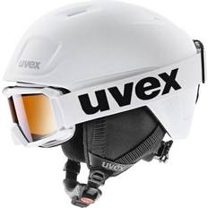 Uvex Senior Skidhjälmar Uvex Heyya Pro Set (Flizz LG White) White Black Mat 51-55 cm 20/21