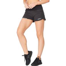 2XU Aero 4in träningsshorts BLACK/SILVER REFLECTIVE