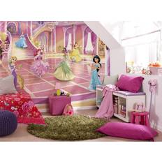 Komar Fototapet Glitze Party Princess 368x254 cm rosa