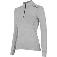 Fusion T-shirts & Linnen Fusion C3 Zip Neck Women - Grey